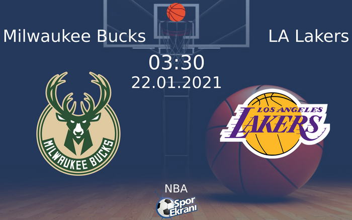22 Ocak 2021 Milwaukee Bucks vs LA Lakers maçı Hangi Kanalda Saat Kaçta Yayınlanacak? 22 Ocak 2021 Milwaukee Bucks vs LA Lakers maçı Hangi Kanalda Saat Kaçta Yayınlanacak?