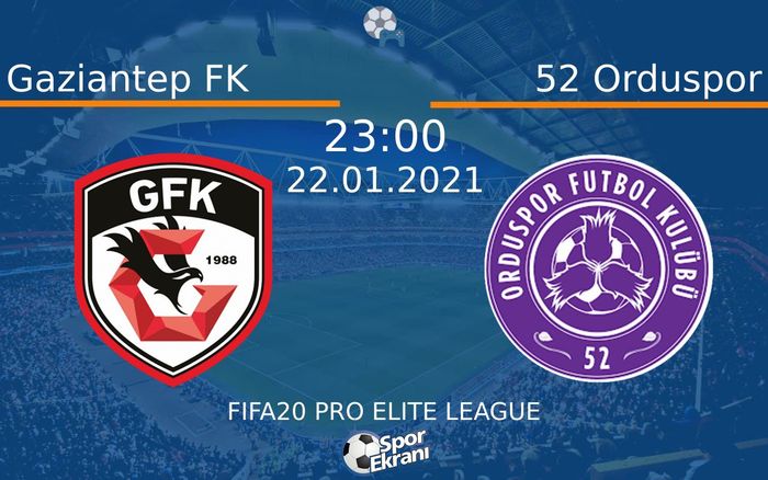 22 Ocak 2021 Gaziantep FK vs 52 Orduspor maçı Hangi Kanalda Saat Kaçta Yayınlanacak?