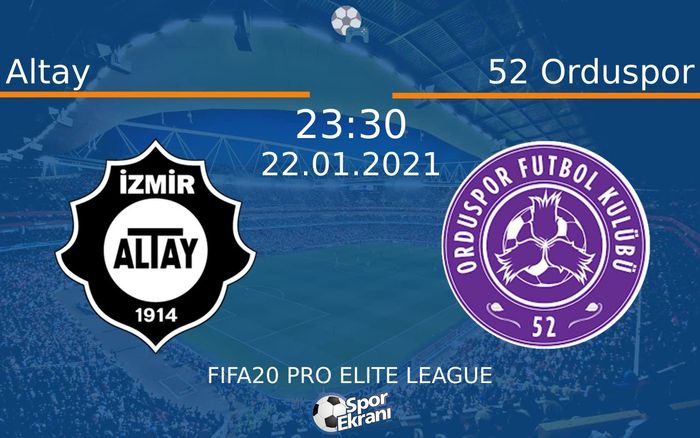 22 Ocak 2021 Altay vs 52 Orduspor maçı Hangi Kanalda Saat Kaçta Yayınlanacak?