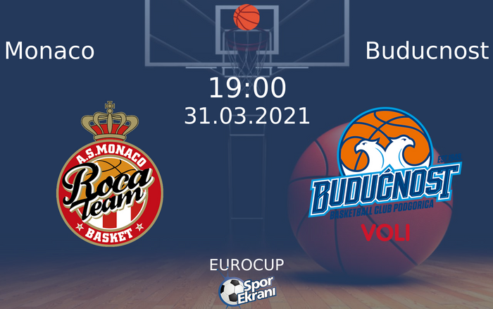 31 Mart 2021 Monaco vs Buducnost maçı Hangi Kanalda Saat Kaçta Yayınlanacak?