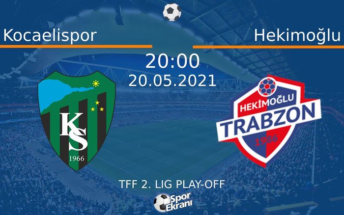 20 Mayıs 2021 Kocaelispor vs Hekimoğlu maçı Hangi Kanalda Saat Kaçta Yayınlanacak? 20 Mayıs 2021 Kocaelispor vs Hekimoğlu maçı Hangi Kanalda Saat Kaçta Yayınlanacak?