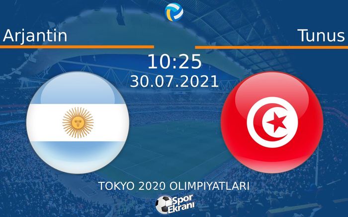 30 Temmuz 2021 Arjantin vs Tunus maçı Hangi Kanalda Saat Kaçta Yayınlanacak?