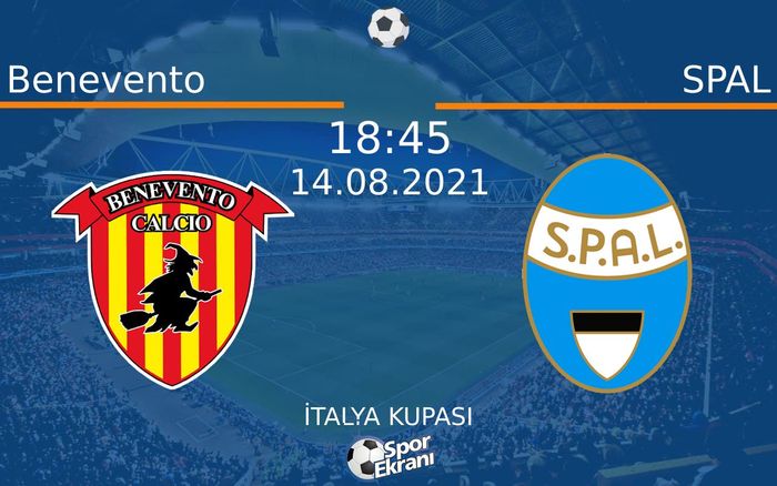 14 Ağustos 2021 Benevento vs SPAL maçı Hangi Kanalda Saat Kaçta Yayınlanacak? 14 Ağustos 2021 Benevento vs SPAL maçı Hangi Kanalda Saat Kaçta Yayınlanacak?