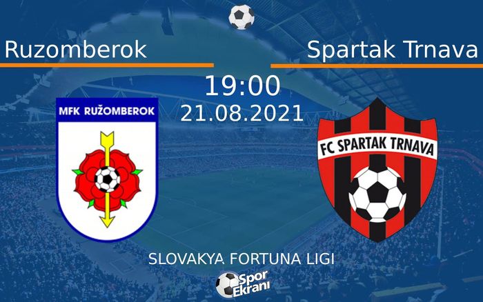 21 Ağustos 2021 Ruzomberok vs Spartak Trnava maçı Hangi Kanalda Saat Kaçta Yayınlanacak?