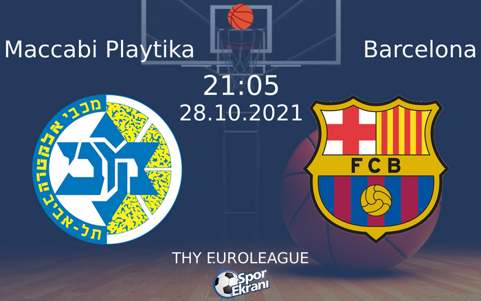28 Ekim 2021 Maccabi Playtika vs Barcelona maçı Hangi Kanalda Saat Kaçta Yayınlanacak?