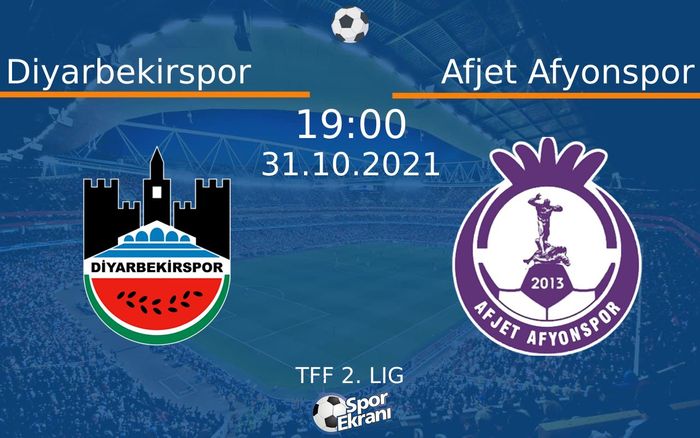 31 Ekim 2021 Diyarbekirspor vs Afjet Afyonspor maçı Hangi Kanalda Saat Kaçta Yayınlanacak?