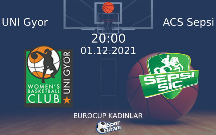 01 Aralık 2021 UNI Gyor vs ACS Sepsi maçı Hangi Kanalda Saat Kaçta Yayınlanacak?