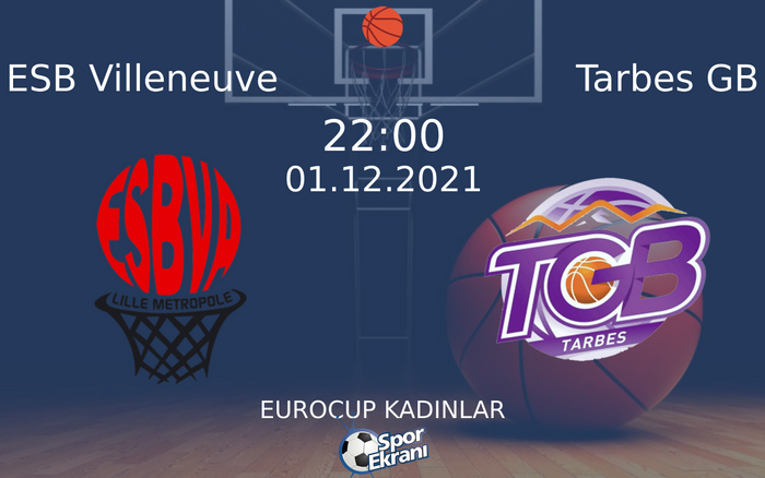 01 Aralık 2021 ESB Villeneuve vs Tarbes GB maçı Hangi Kanalda Saat Kaçta Yayınlanacak?