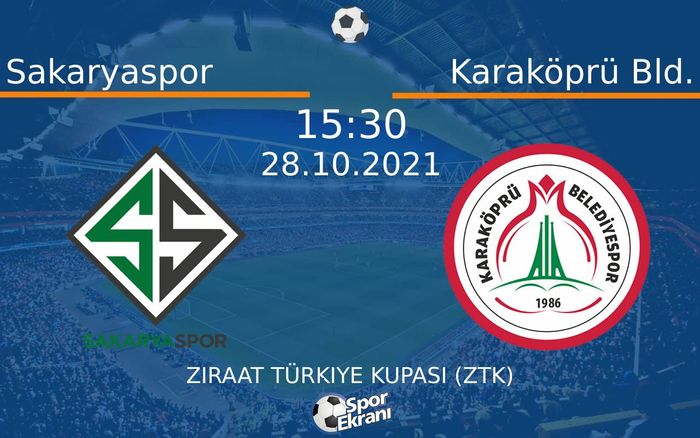 28 Ekim 2021 Sakaryaspor vs Karaköprü Bld. maçı Hangi Kanalda Saat Kaçta Yayınlanacak?