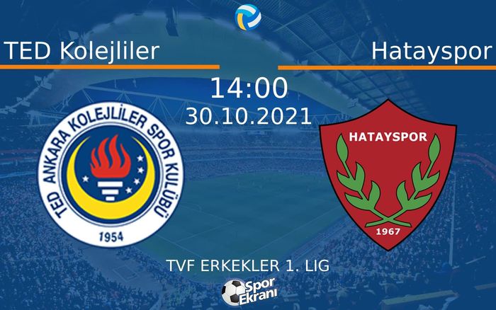 30 Ekim 2021 TED Kolejliler vs Hatayspor maçı Hangi Kanalda Saat Kaçta Yayınlanacak?