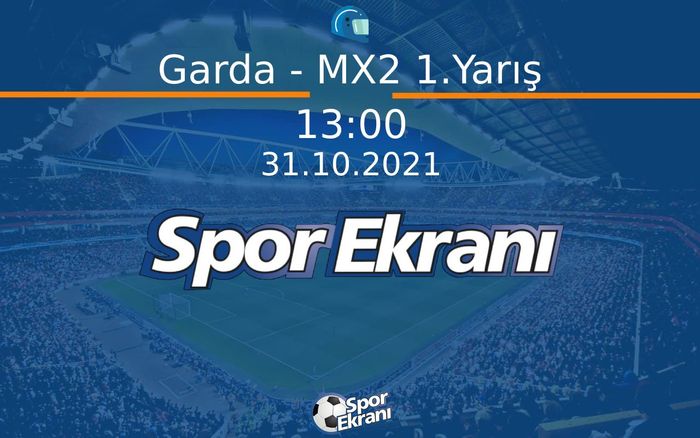 31 Ekim 2021 Motokros Dünya Şampiyonasi - Garda - MX2 1.Yarış  Hangi Kanalda Saat Kaçta Yayınlanacak?