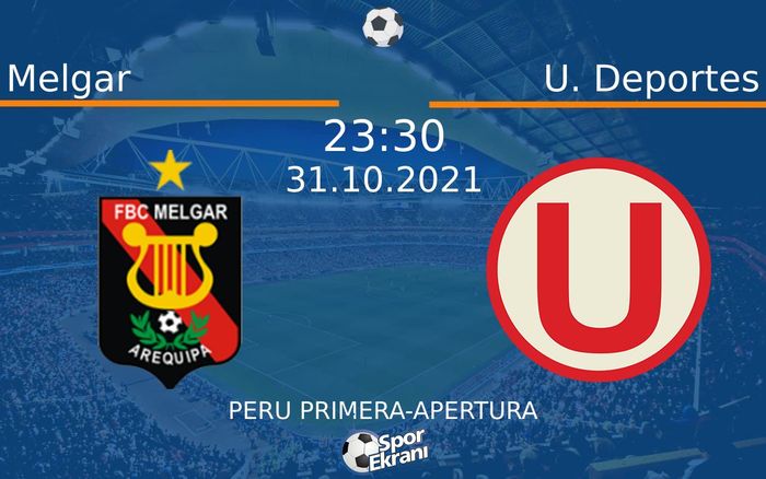 31 Ekim 2021 Melgar vs U. Deportes maçı Hangi Kanalda Saat Kaçta Yayınlanacak? 31 Ekim 2021 Melgar vs U. Deportes maçı Hangi Kanalda Saat Kaçta Yayınlanacak?