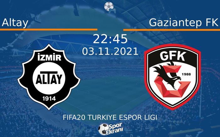03 Kasım 2021 Altay vs Gaziantep FK maçı Hangi Kanalda Saat Kaçta Yayınlanacak? 03 Kasım 2021 Altay vs Gaziantep FK maçı Hangi Kanalda Saat Kaçta Yayınlanacak?