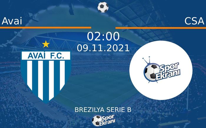 09 Kasım 2021 Avai vs CSA maçı Hangi Kanalda Saat Kaçta Yayınlanacak?