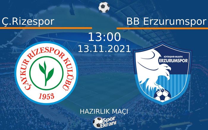 13 Kasım 2021 Ç.Rizespor vs BB Erzurumspor maçı Hangi Kanalda Saat Kaçta Yayınlanacak? 13 Kasım 2021 Ç.Rizespor vs BB Erzurumspor maçı Hangi Kanalda Saat Kaçta Yayınlanacak?