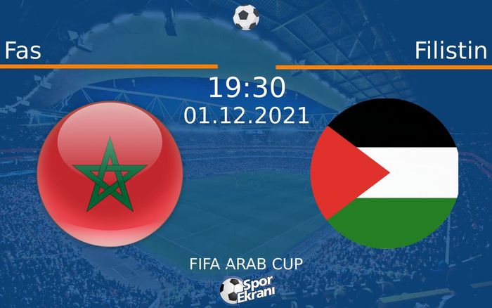 01 Aralık 2021 Fas vs Filistin maçı Hangi Kanalda Saat Kaçta Yayınlanacak?