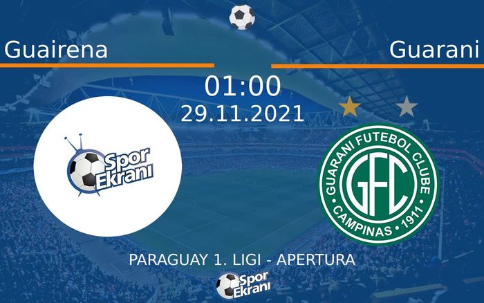 29 Kasım 2021 Guairena vs Guarani maçı Hangi Kanalda Saat Kaçta Yayınlanacak? 29 Kasım 2021 Guairena vs Guarani maçı Hangi Kanalda Saat Kaçta Yayınlanacak?