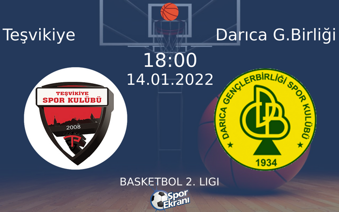 14 Ocak 2022 Teşvikiye vs Darıca G.Birliği maçı Hangi Kanalda Saat Kaçta Yayınlanacak? 14 Ocak 2022 Teşvikiye vs Darıca G.Birliği maçı Hangi Kanalda Saat Kaçta Yayınlanacak?