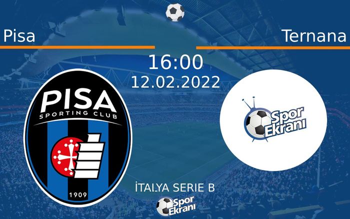 12 Şubat 2022 Pisa vs Ternana maçı Hangi Kanalda Saat Kaçta Yayınlanacak? 12 Şubat 2022 Pisa vs Ternana maçı Hangi Kanalda Saat Kaçta Yayınlanacak?