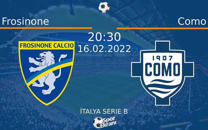 16 Şubat 2022 Frosinone vs Como maçı Hangi Kanalda Saat Kaçta Yayınlanacak?