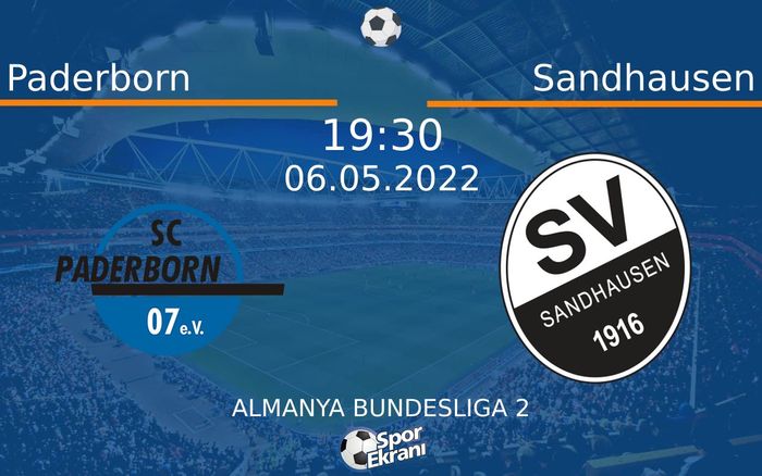 06 Mayıs 2022 Paderborn vs Sandhausen maçı Hangi Kanalda Saat Kaçta Yayınlanacak? 06 Mayıs 2022 Paderborn vs Sandhausen maçı Hangi Kanalda Saat Kaçta Yayınlanacak?