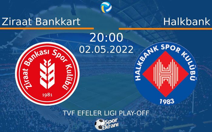 02 Mayıs 2022 Ziraat Bankkart vs Halkbank maçı Hangi Kanalda Saat Kaçta Yayınlanacak?