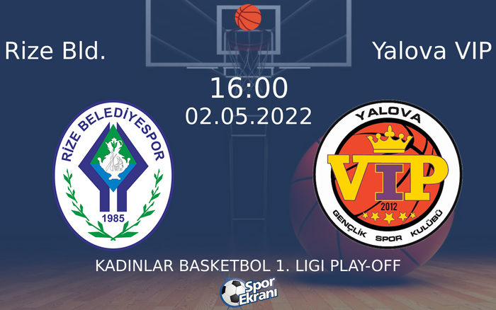 02 Mayıs 2022 Rize Bld. vs Yalova VIP maçı Hangi Kanalda Saat Kaçta Yayınlanacak?