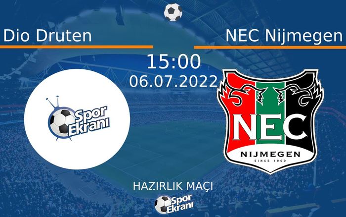 06 Temmuz 2022 Dio Druten vs NEC Nijmegen maçı Hangi Kanalda Saat Kaçta Yayınlanacak? 06 Temmuz 2022 Dio Druten vs NEC Nijmegen maçı Hangi Kanalda Saat Kaçta Yayınlanacak?