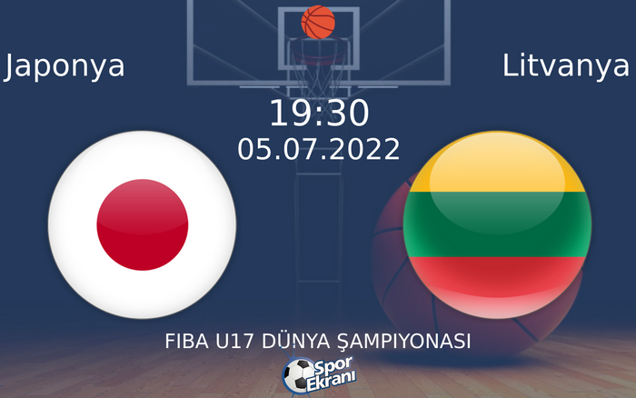 05 Temmuz 2022 Japonya vs Litvanya maçı Hangi Kanalda Saat Kaçta Yayınlanacak? 05 Temmuz 2022 Japonya vs Litvanya maçı Hangi Kanalda Saat Kaçta Yayınlanacak?