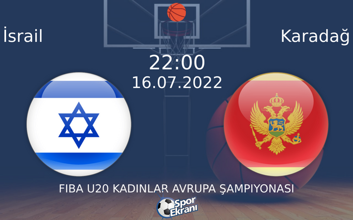 16 Temmuz 2022 İsrail vs Karadağ maçı Hangi Kanalda Saat Kaçta Yayınlanacak?