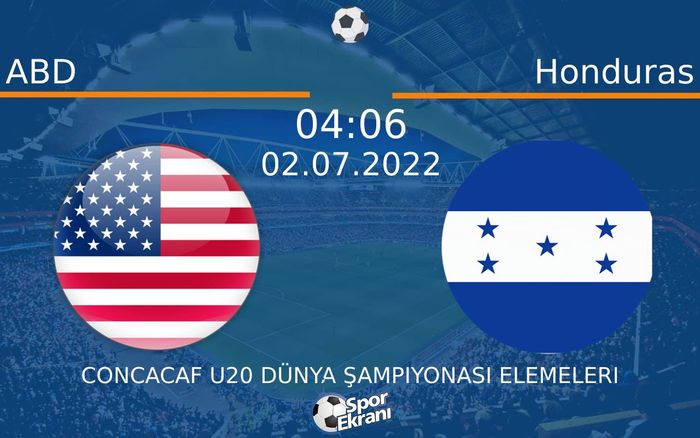 02 Temmuz 2022 ABD vs Honduras maçı Hangi Kanalda Saat Kaçta Yayınlanacak? 02 Temmuz 2022 ABD vs Honduras maçı Hangi Kanalda Saat Kaçta Yayınlanacak?