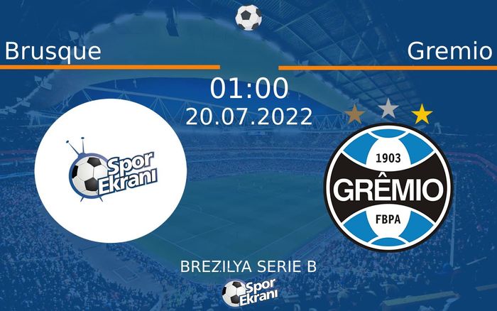 20 Temmuz 2022 Brusque vs Gremio maçı Hangi Kanalda Saat Kaçta Yayınlanacak? 20 Temmuz 2022 Brusque vs Gremio maçı Hangi Kanalda Saat Kaçta Yayınlanacak?
