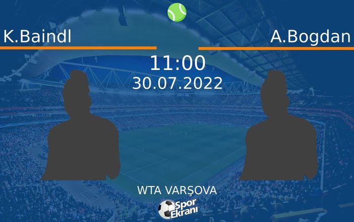 30 Temmuz 2022 K.Baindl vs A.Bogdan maçı Hangi Kanalda Saat Kaçta Yayınlanacak?
