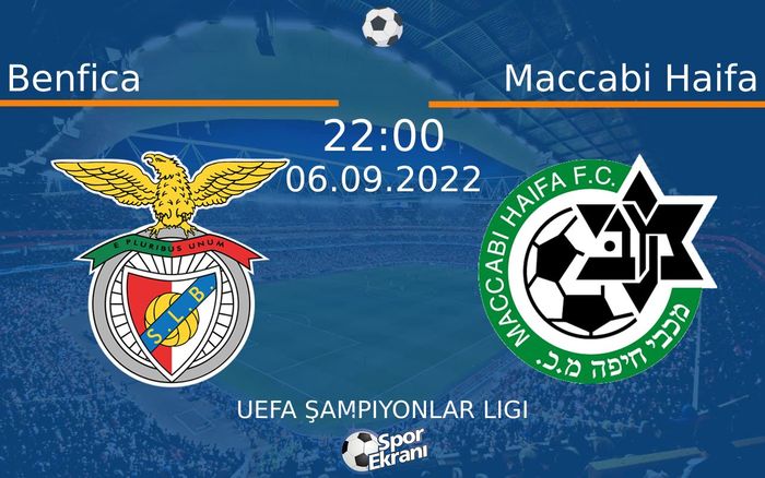 06 Eylül 2022 Benfica vs Maccabi Haifa maçı Hangi Kanalda Saat Kaçta Yayınlanacak?