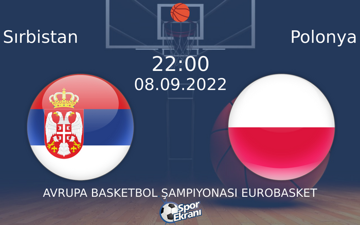 08 Eylül 2022 Sırbistan vs Polonya maçı Hangi Kanalda Saat Kaçta Yayınlanacak?