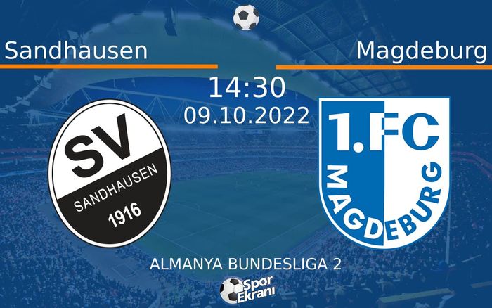 09 Ekim 2022 Sandhausen vs Magdeburg maçı Hangi Kanalda Saat Kaçta Yayınlanacak? 09 Ekim 2022 Sandhausen vs Magdeburg maçı Hangi Kanalda Saat Kaçta Yayınlanacak?