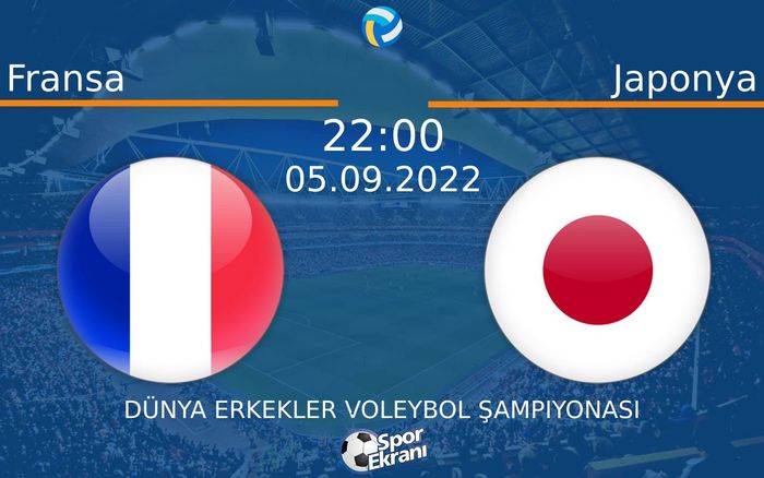 05 Eylül 2022 Fransa vs Japonya maçı Hangi Kanalda Saat Kaçta Yayınlanacak? 05 Eylül 2022 Fransa vs Japonya maçı Hangi Kanalda Saat Kaçta Yayınlanacak?