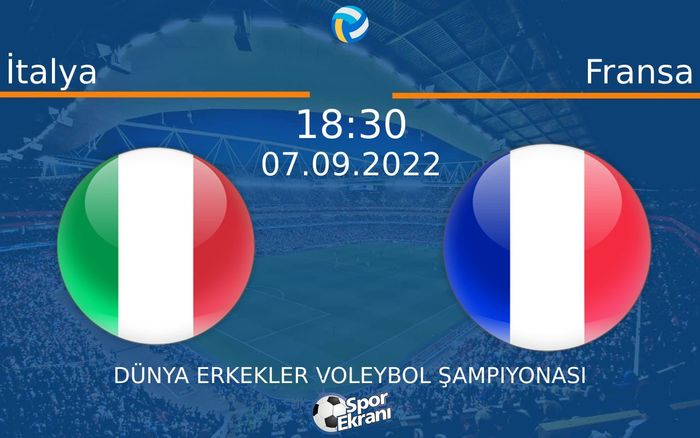 07 Eylül 2022 İtalya vs Fransa maçı Hangi Kanalda Saat Kaçta Yayınlanacak?
