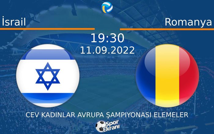 11 Eylül 2022 İsrail vs Romanya maçı Hangi Kanalda Saat Kaçta Yayınlanacak?