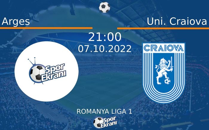 07 Ekim 2022 Arges vs Uni. Craiova maçı Hangi Kanalda Saat Kaçta Yayınlanacak? 07 Ekim 2022 Arges vs Uni. Craiova maçı Hangi Kanalda Saat Kaçta Yayınlanacak?