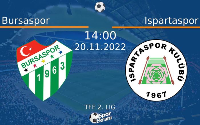 20 Kasım 2022 Bursaspor vs Ispartaspor maçı Hangi Kanalda Saat Kaçta Yayınlanacak? 20 Kasım 2022 Bursaspor vs Ispartaspor maçı Hangi Kanalda Saat Kaçta Yayınlanacak?
