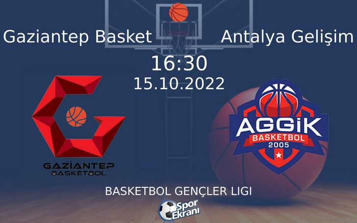 15 Ekim 2022 Gaziantep Basket vs Antalya Gelişim maçı Hangi Kanalda Saat Kaçta Yayınlanacak?