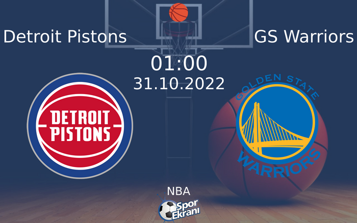 31 Ekim 2022 Detroit Pistons vs GS Warriors maçı Hangi Kanalda Saat Kaçta Yayınlanacak? 31 Ekim 2022 Detroit Pistons vs GS Warriors maçı Hangi Kanalda Saat Kaçta Yayınlanacak?