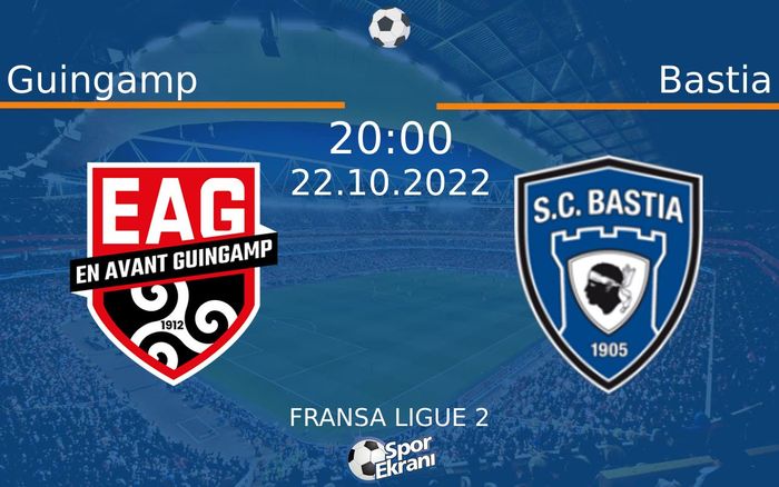 22 Ekim 2022 Guingamp vs Bastia maçı Hangi Kanalda Saat Kaçta Yayınlanacak? 22 Ekim 2022 Guingamp vs Bastia maçı Hangi Kanalda Saat Kaçta Yayınlanacak?