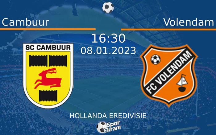 08 Ocak 2023 Cambuur vs Volendam maçı Hangi Kanalda Saat Kaçta Yayınlanacak?
