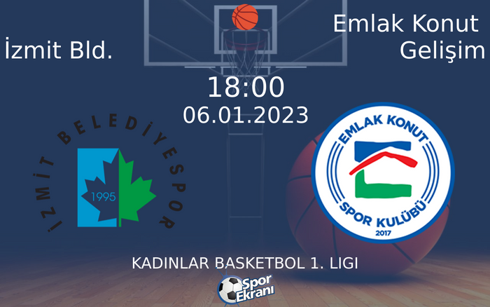 06 Ocak 2023 İzmit Bld. vs Emlak Konut Gelişim maçı Hangi Kanalda Saat Kaçta Yayınlanacak? 06 Ocak 2023 İzmit Bld. vs Emlak Konut Gelişim maçı Hangi Kanalda Saat Kaçta Yayınlanacak?