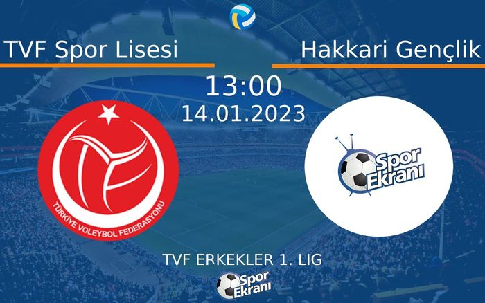 14 Ocak 2023 TVF Spor Lisesi vs Hakkari Gençlik maçı Hangi Kanalda Saat Kaçta Yayınlanacak? 14 Ocak 2023 TVF Spor Lisesi vs Hakkari Gençlik maçı Hangi Kanalda Saat Kaçta Yayınlanacak?