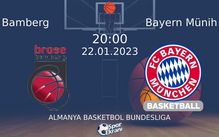 22 Ocak 2023 Bamberg vs Bayern Münih maçı Hangi Kanalda Saat Kaçta Yayınlanacak? 22 Ocak 2023 Bamberg vs Bayern Münih maçı Hangi Kanalda Saat Kaçta Yayınlanacak?