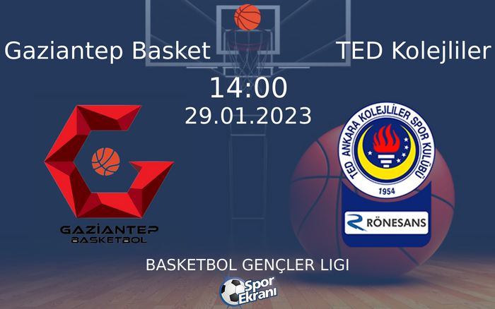 29 Ocak 2023 Gaziantep Basket vs TED Kolejliler maçı Hangi Kanalda Saat Kaçta Yayınlanacak?