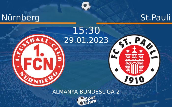 29 Ocak 2023 Nürnberg vs St.Pauli maçı Hangi Kanalda Saat Kaçta Yayınlanacak?
